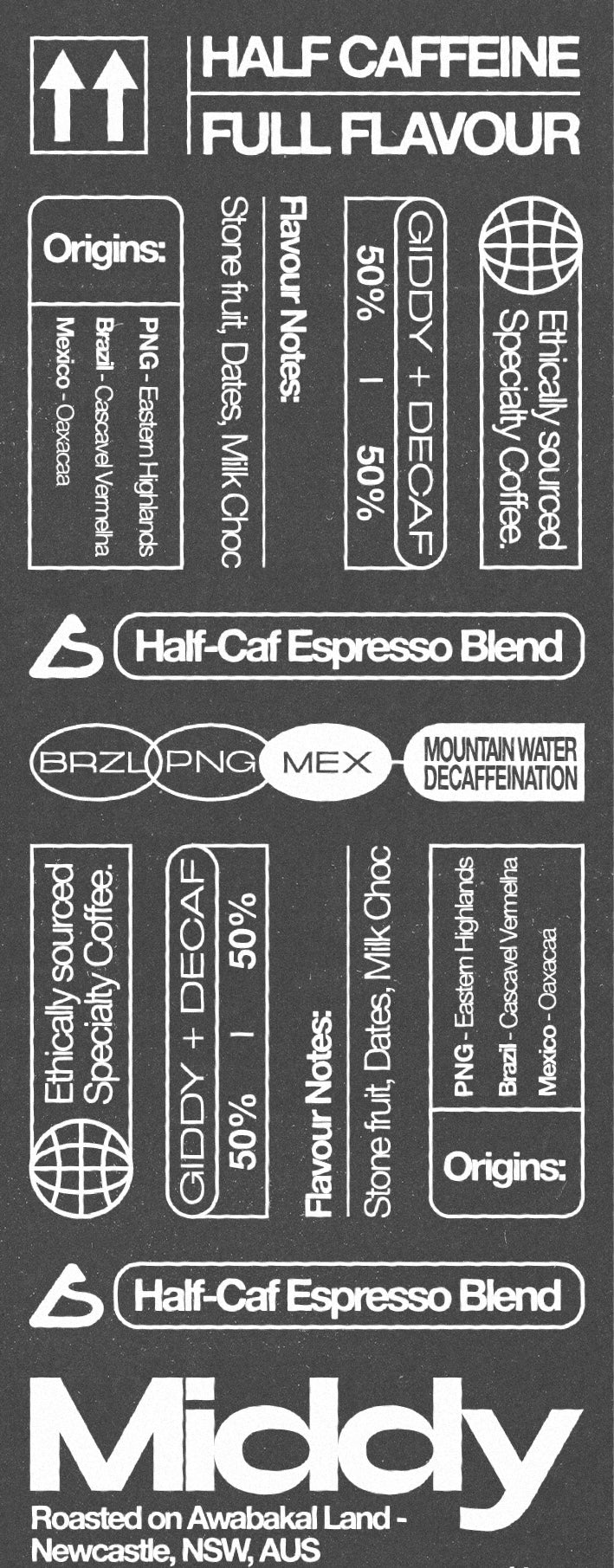 Middy Blend ( Half Caff ) Subscription