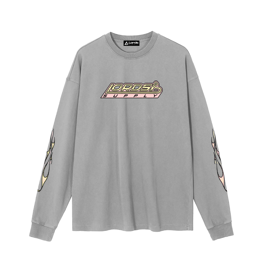 Flame Long Sleeve in Grey