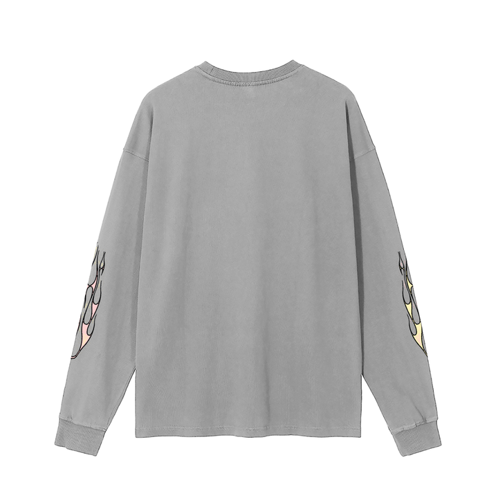 Flame Long Sleeve in Grey